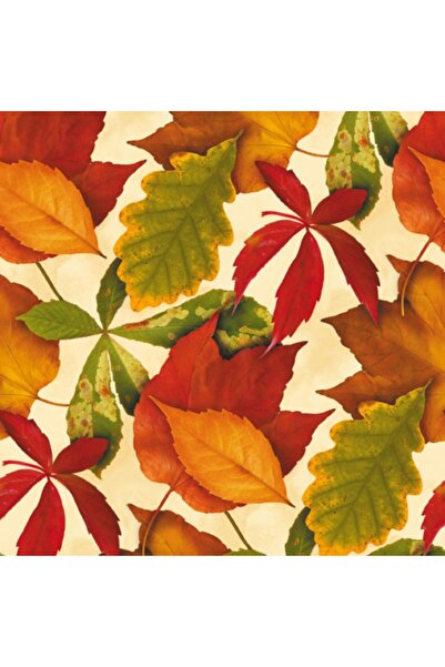 Ti Flair FOLIAGE IVORY DESENLİ KAĞIT PEÇETE