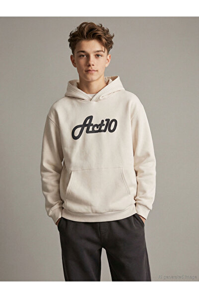 LC Waikiki Shining Choices from Shining Store Hooded Boy's Thick Sweatshirt