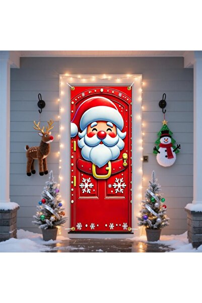 PROMISEBACKDROP2 زينة باب مطاطية، زينة باب من القماش، ديكور عيد الميلاد، السن...