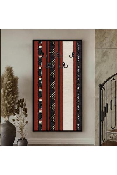 Marktna لوحة قماشية بتصميم نجدي لتعليق الملابس مع برواز شامبين مجوف