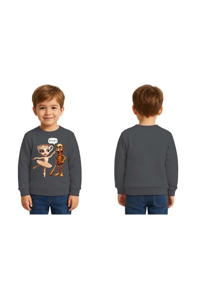 SEDİRLİ Unisex Braınrot cu imprimeu Copii Swae tricou 3 fire cu borduri