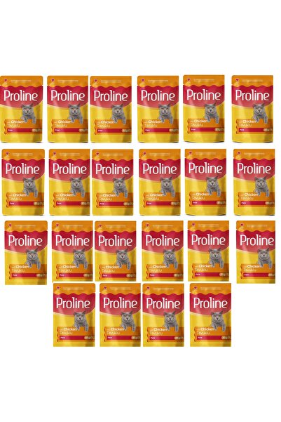 Proline Pouch Tavuklu Yaş Kedi Maması 22 x 85 gr