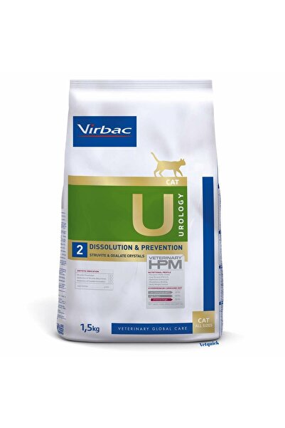 Virbac U2 Urology (Dissolution & Prevention) Uriner Kedi Maması 1,5 Kg