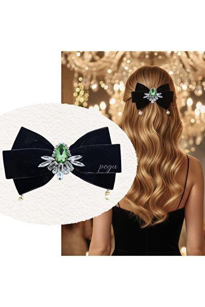 pegu baby collection Catifea neagră cu piatră și perle, cu design special, cu...