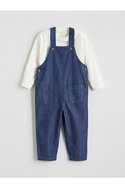 LC Waikiki سالوبيت وتيشيرت للأطفال الذكور من هيرا فاشون باللون الأزرق الداكن