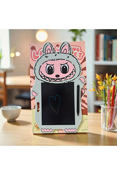 GümüşAVM Labubu Görselli Büyük Boy Çizim Tableti