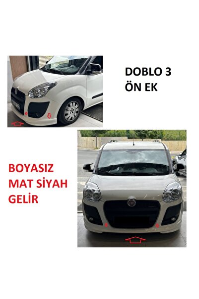 Bodykitartgarage DOBLO 3 UYUMLU ÖN EK (BOYASIZ)FİBERGLASS