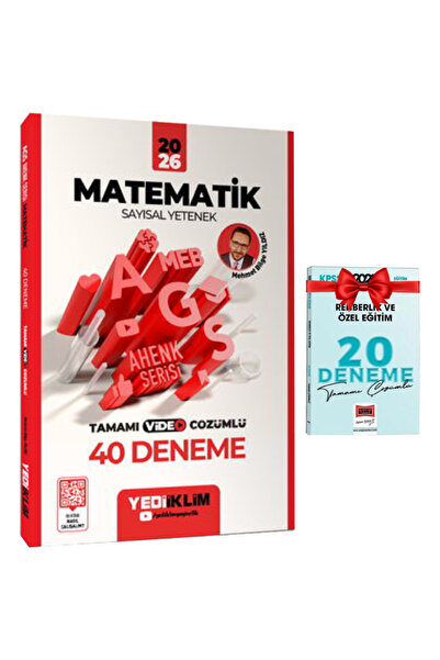 Yediiklim Yayınları 2026 MEB AGS Ahenk Serisi Matematik Sayısal Yetenek Tamam...
