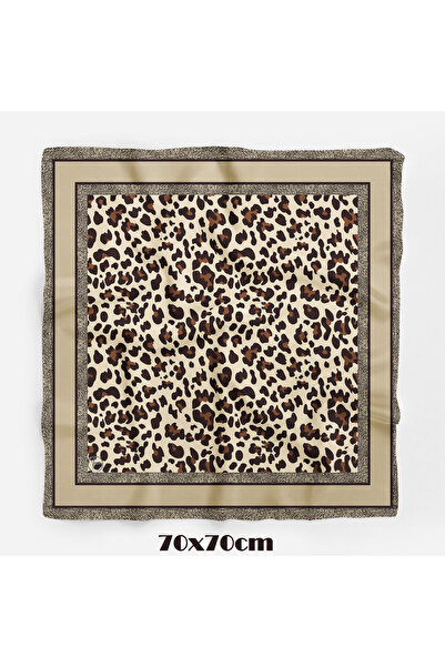 tuaipek LEOPAR TUTKUSU Desen 70*70cm Bandana/Fular
