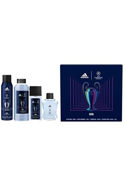 adidas Set cadou UEFA Goal pentru bărbați - After Shave 100 ml, Deodorant Spr...