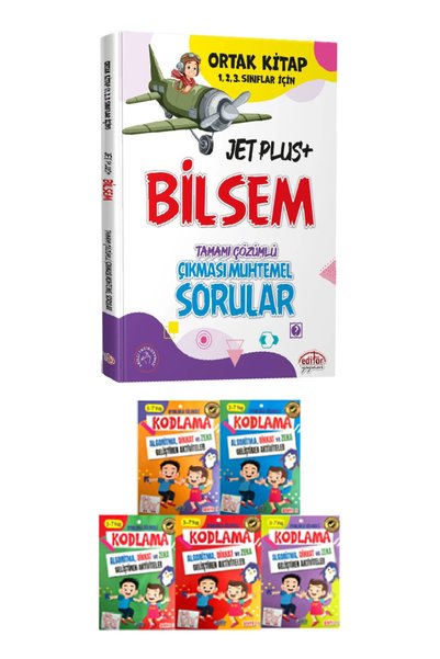 Editör Yayınevi Ortak Kitap 1-2-3. Sınıflar İçin Jet Plus+ BİLSEM Çıkması Muh...