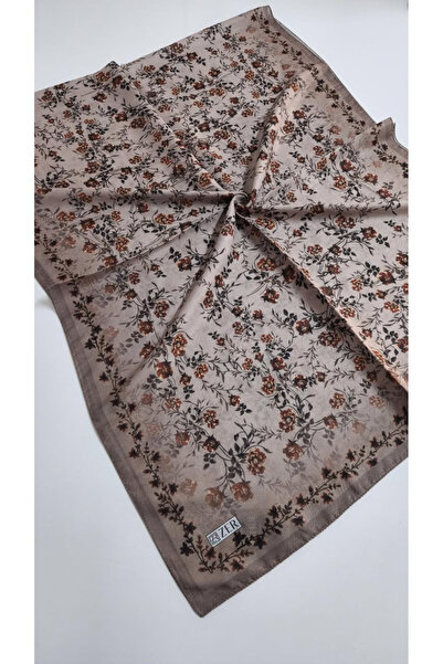 Butik Yeni Sezon İnce Kaymayan Soft Pamuk Organik Çiçekli Batik Şal