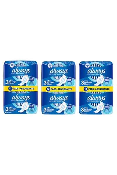 Always Ultra Day & Night Pads, 36 pieces