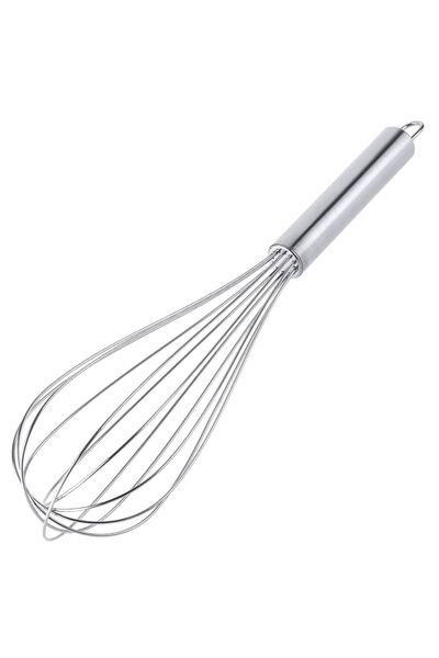 GALATAPAZAR مضرب صلصة العجين على شكل بيضة بمقبض من الفولاذ المقاوم للصدأ 35 سم