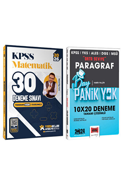 Yediiklim Yayınları Mehmet Bilge Yıldız 2026 KPSS Atölye Serisi Matematik 30 ...