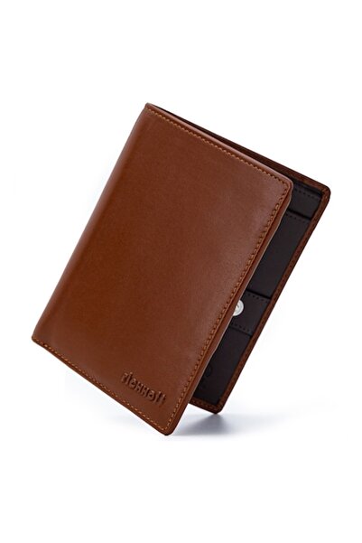 Richhoff Portofel vertical modern, subțire, pentru bărbați, protecție RFID, p...