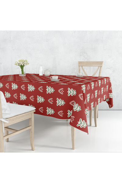 Filamente New Year & Christmas Patterned - Digital Printing Tablecloth