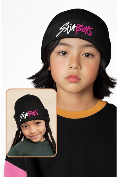 Fuddy Moda Sajanoys Written Outdoor Foldable Beanie, Kpop Demon Hunters Print...