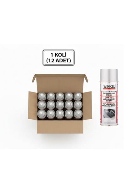 Winkel PTFE (TEFLON) KURU YAĞLAMA SPREY 400ML 1 KOLİ ( 12 ADET)