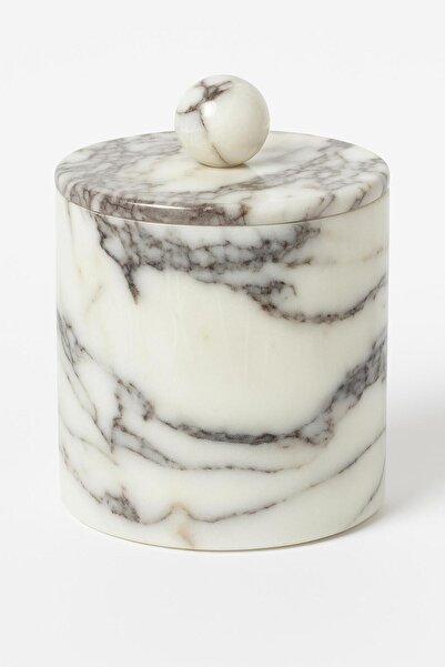 Modestmar Violet Marble Trash Can