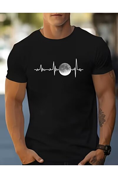 LELVANİ Μπλουζάκι με σχέδιο φεγγαριού Unisex