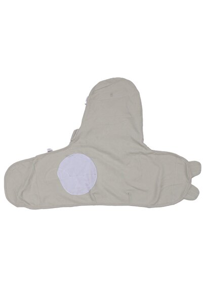 bebegen Unisex Water Green Zigzag Patterned Cotton Organic Swaddle 0-3 Months
