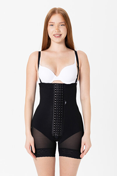 H&A Korse Stage 2 Bbl Strapless Short Shorts Corset Medical Bbl Liposuction T...