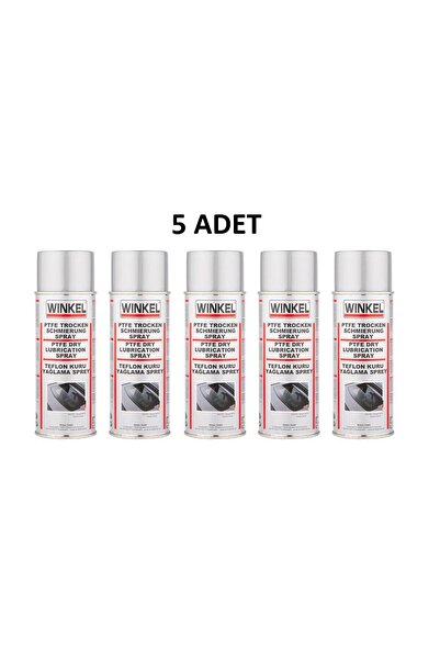 Winkel PTFE (TEFLON) KURU YAĞLAMA SPREY 400ML 5 ADET