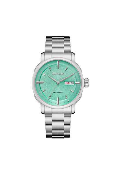 Omax ساعة يد رجالية | تناظرية | سوار من الفولاذ المقاوم للصدأ | تصميم أنيق