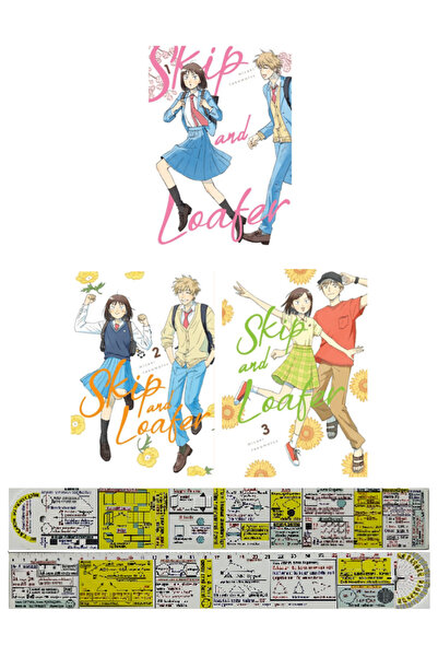 Kayıp Kıta Yayınları Skip and Loafer 1-2-3. Ciltler Manga Seti + Özel Cetvel