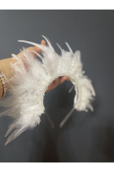 Limelia Κρυστάλλινη Πέτρα Κεντημένη Φτερωτή Νύφη, Χένα, Αφτερό Πάρτι Κορώνα