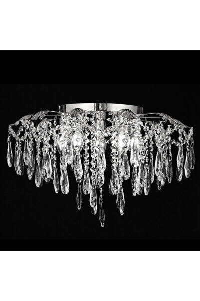 Alista Home Crystal Chandelier CC 9221/5 CH, 5 x E14, Diameter 48 cm, Glossy ...