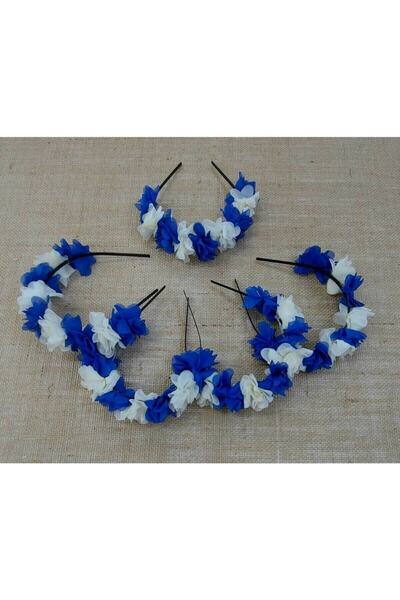 Limelia Coroana de domnisoara de onoare Saks Albastru-crem 20 bucati