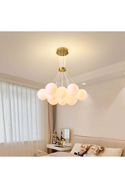 Alista Home Modern Pendant Chandelier LOFT Bagliore Globes 11xE27 Adjustable ...