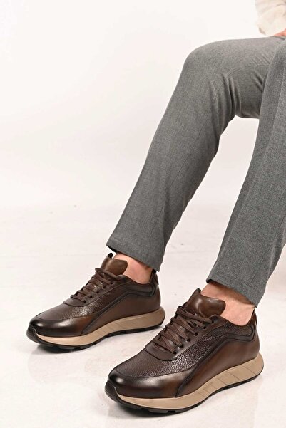 Bestello Lace-Up Eva Sole Genuine Leather Sneaker 172-64156 Men's Shoes