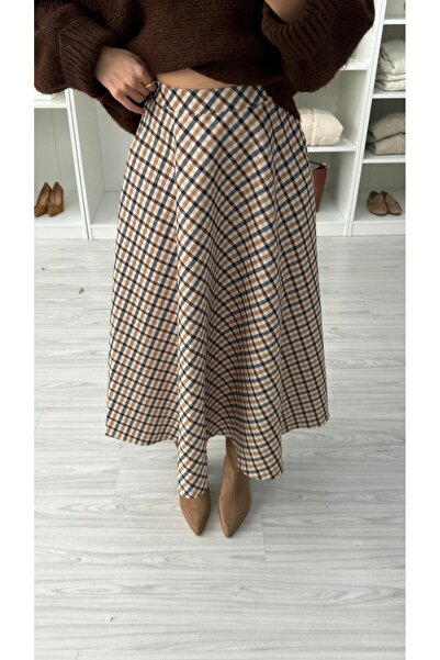 LUUNA STORE CALERİE EKOSELİ İNCE SÜET ETEK - BEJ