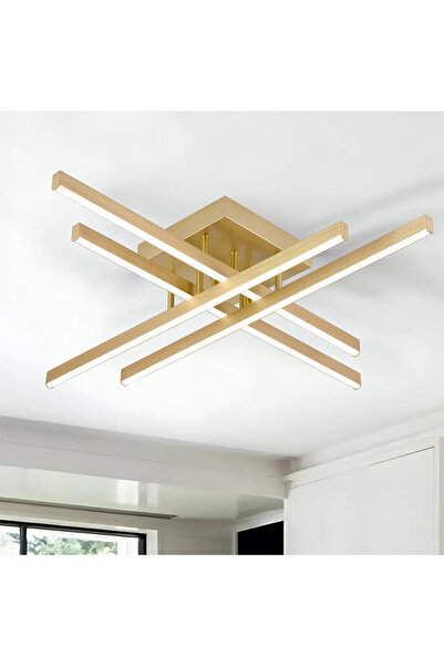 Alista Home LINEX LED Chandelier with Remote, 54 W, 3000/4000/6000K, Dimmable...