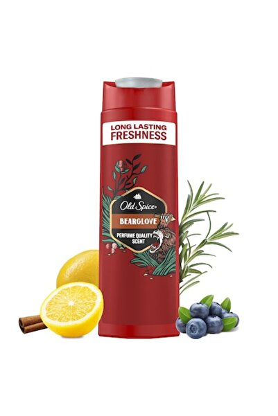 Old Spice Gel de duș și șampon 3 în 1 Bearglove pentru corp, păr și față, 400 ml