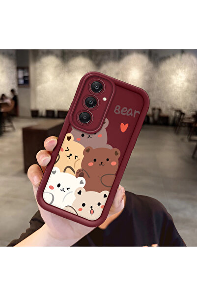 Hontinga حافظة ملونة من مادة السيليكون المتوافقة مع هاتف سامسونج جالاكسي A25 ...