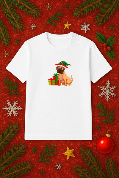 SVART WEAR Tricou tematic de Anul Nou supradimensionat tricou Crăciun Crăciun