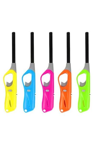 Adamo Set de 5 brichete cu gaz cu buton de reglare a flăcării și sistem de blocare