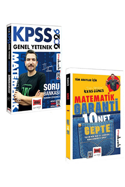 Yargı Yayınları 2026 KPSS GY Tamamı Çözümlü Matematik Soru Bankası ve Garanti...
