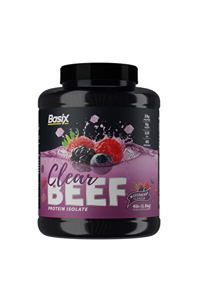 Basix Clear Beef Protein Isolate – Mixed Berry 4 lb