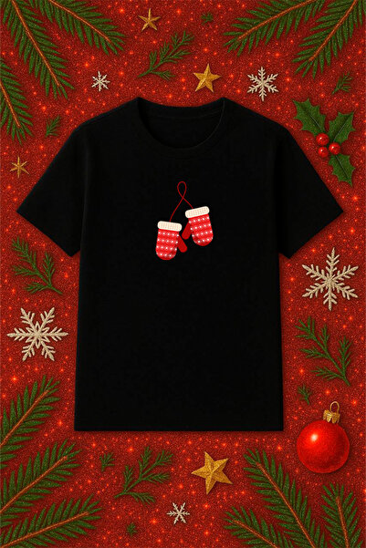 SVART WEAR Tricou tematic de Anul Nou supradimensionat tricou Crăciun Crăciun