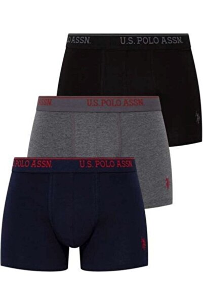 U.S. Polo Assn. Men's 3 Pieces Cotton Fabric Lycra Boxers