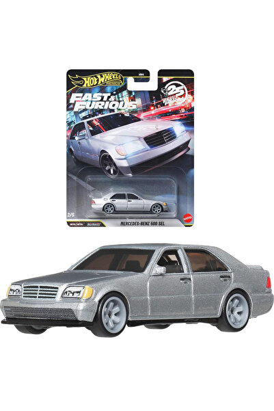 HOT WHEELS Premium Series 25.Yıl Özel Fast & Furious Mercedes-Benz 500 SEL