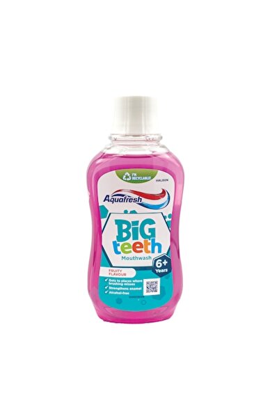 Aquafresh Apă de gură Big Teeth cu mentă, 300 ml