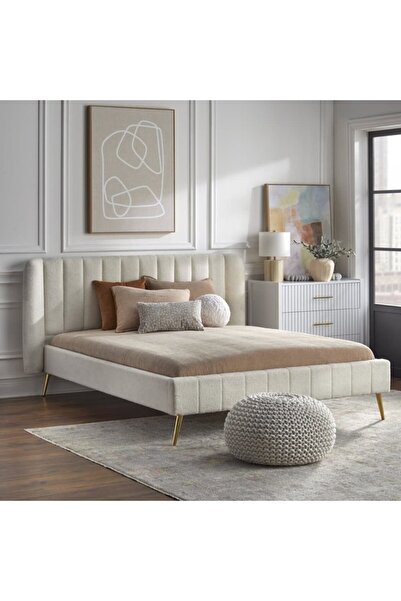 Abdo1996 Bayan Chanel Bed - Beige