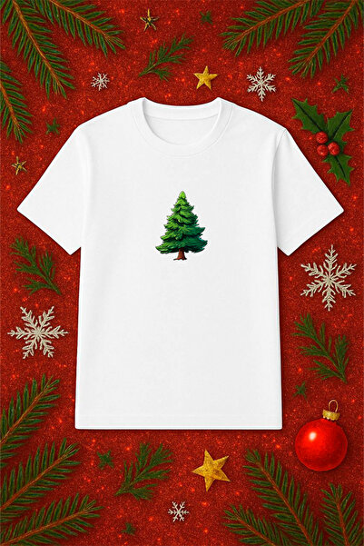 SVART WEAR Μπλουζάκι με θέμα την Πρωτοχρονιά oversized Χριστουγεννιάτικο μπλο...