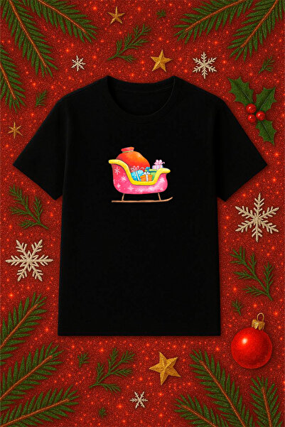 SVART WEAR Tricou tematic de Anul Nou supradimensionat tricou Crăciun Crăciun